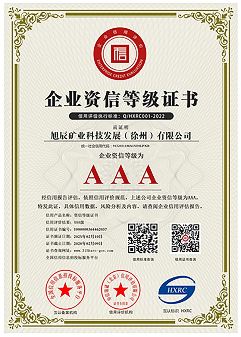 企业资信等级证书